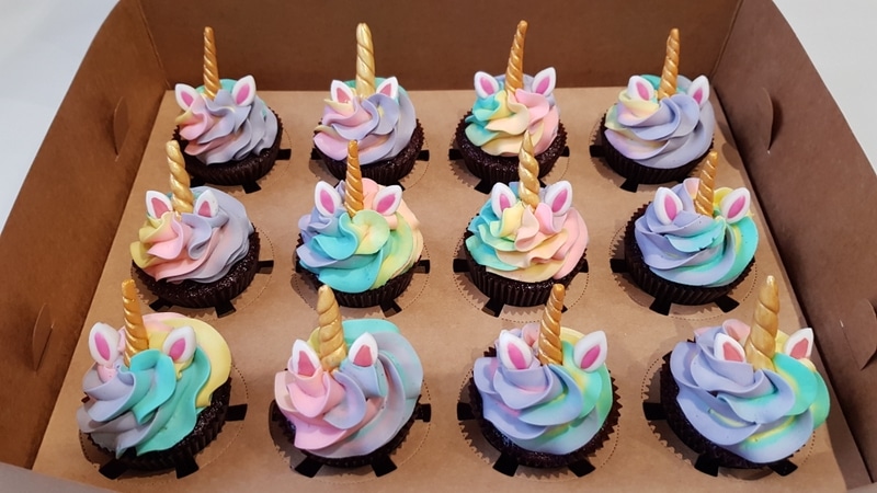 Birthday Unicorn Cupcakes in Adelaide by Brown Sugared Love
