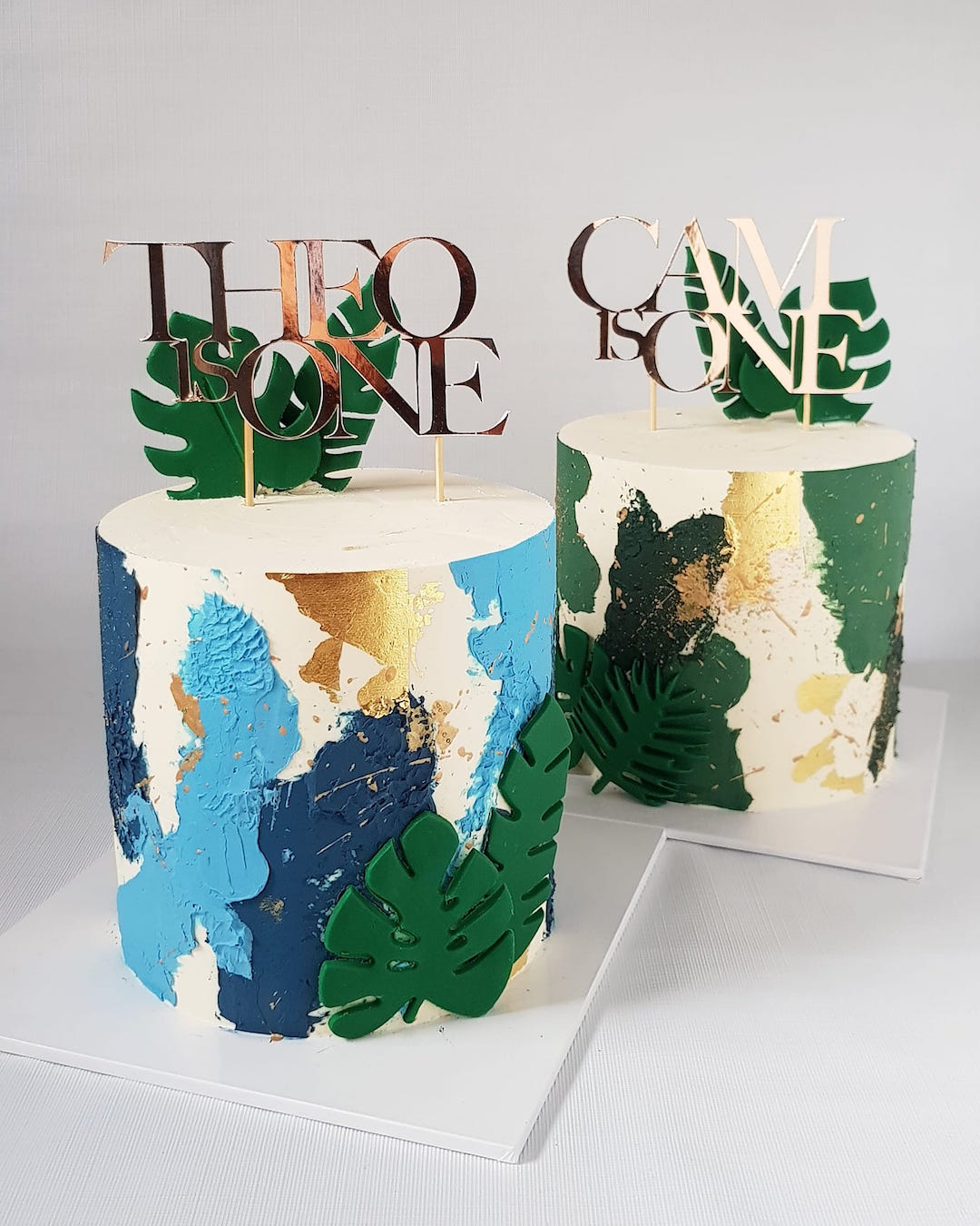 Modern Paintstroke Cake in Adelaide by Brown Sugared Love.
