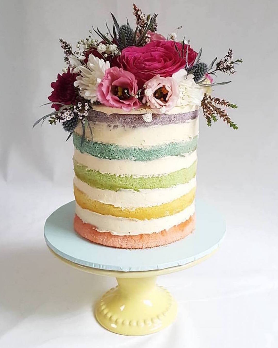 Rainbow Birthday Cake in Adelaide by Brown Sugared Love.